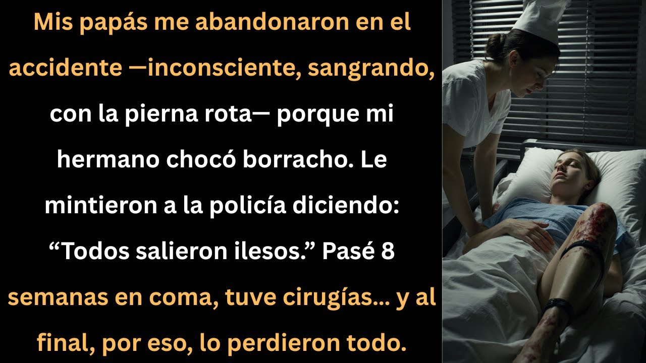 Mi familia me dejó morir tras el choque de mi hermano borracho — 8 semanas en coma