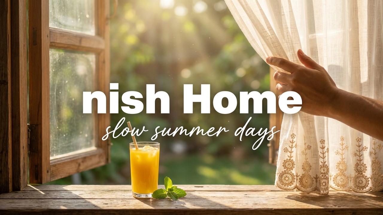 Summer time in my HOME 🕊️ sewing kitchen WINDOW curtain's🪟| raw mango juice~ slow summer Days.🛖