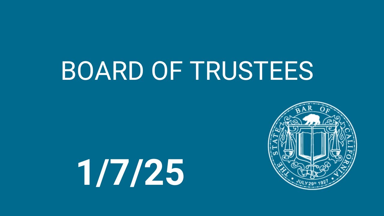 Board of Trustees 1-7-25