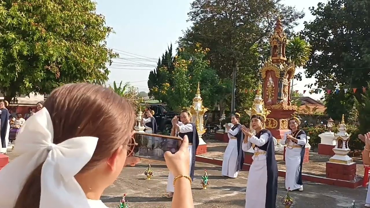 รำบวงสรวงเทวดาอารักษ์พระธาตุเจดีย์ศรีเมืองลอง@วัดเชตวัน ต.หัวทุ่ง 30-1-2569๑