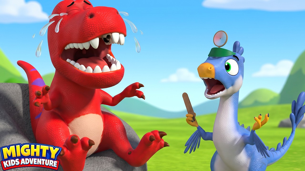The Dino Dentist | T-Rex is Coming | Hospital Play | EP 22 | Dinosaur for Kids | Kids Cartoon