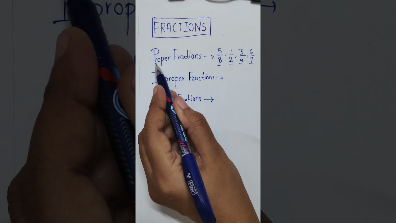 Type of Fractions | Proper Fractions | Improper Fractions | Mixed fractions | Ayushi teacher