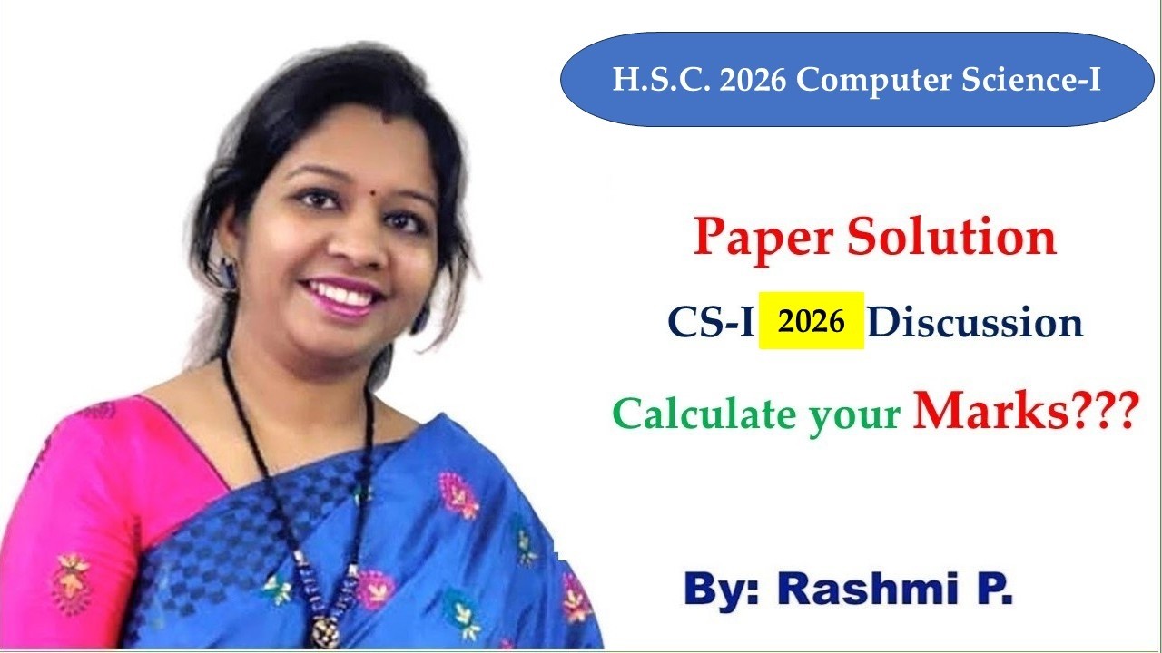 H.S.C.Board-March CS-I exam 2026 | Check where Marks are credited in program | Calculate your Marks