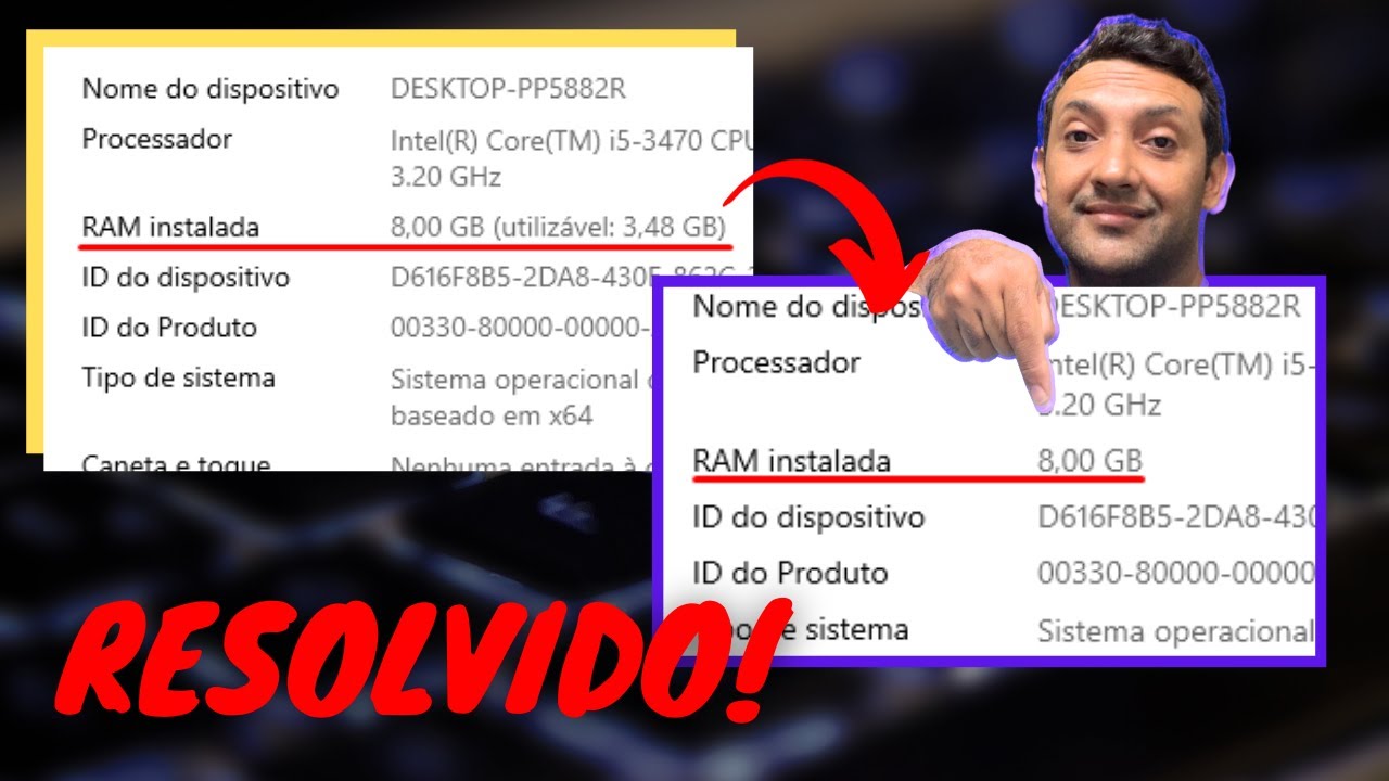 Memória ram utilizável 100% FÁCIL