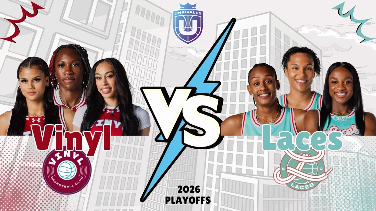 WATCH & TALK! Laces vs Vinyl - Unrivaled Basketball - Play by Play with Quita