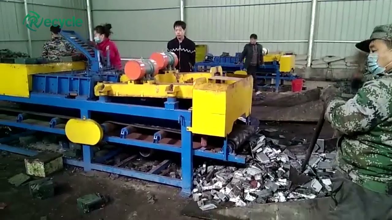 Lead Acid Battery Recycling Machine | Recycle Lead From Batteries