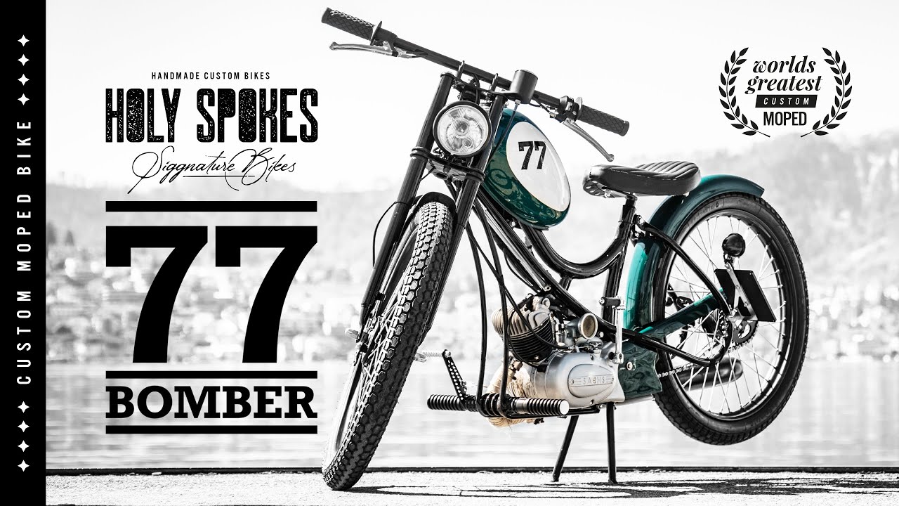 Custom Mofa 77 Bomber [Mini Motor Bike] by Holy Spokes
