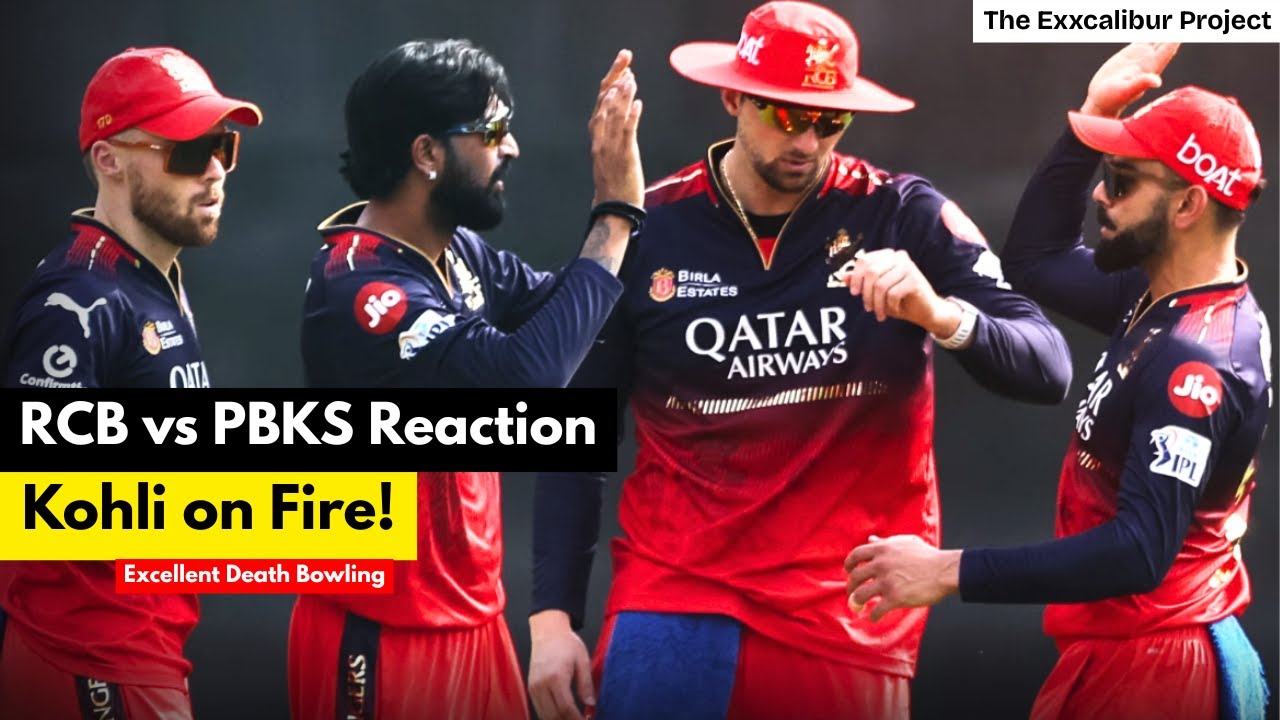 RCB vs PBKS Reaction | King Kohli Strikes Again | MV Talks