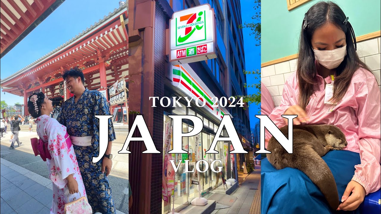 JAPAN VLOG🇯🇵: exploring tokyo, shibuya, kimonos, teamlab & what we ate