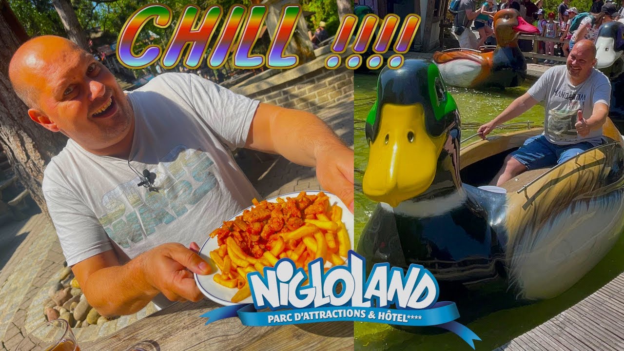 LA JOURNEE PARFAITE A NIGLOLAND DANS LES ATTRACTIONS FAMILIALES - la poêlée du bucheron