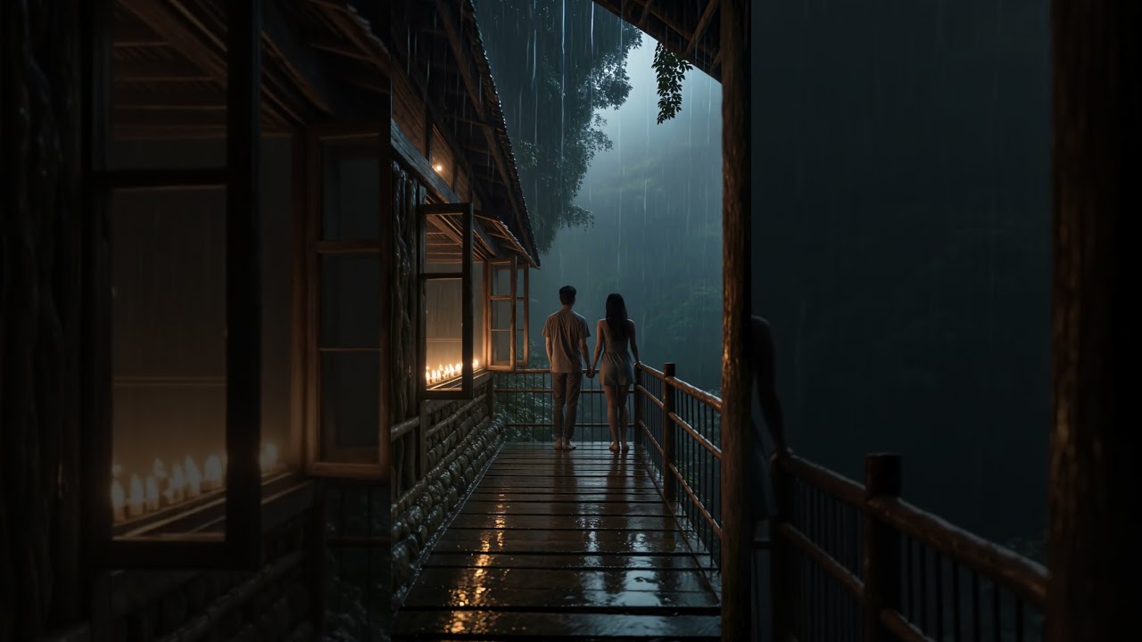 What Happens When You Walk in the Rain at Night?