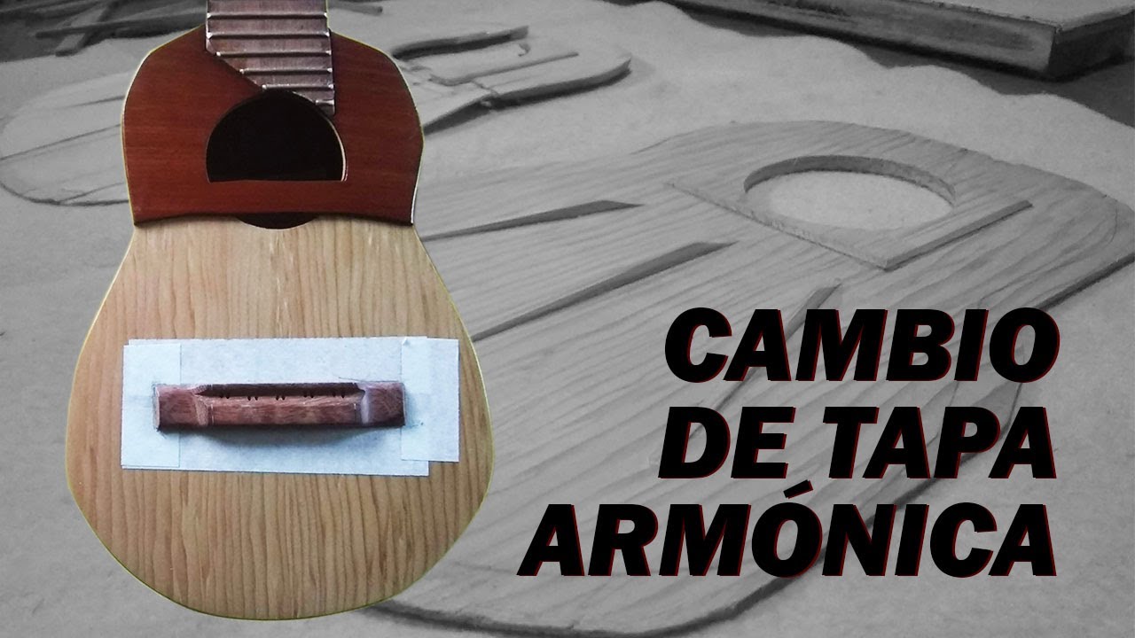 Restauración de charango - Cambio de tapa armónica