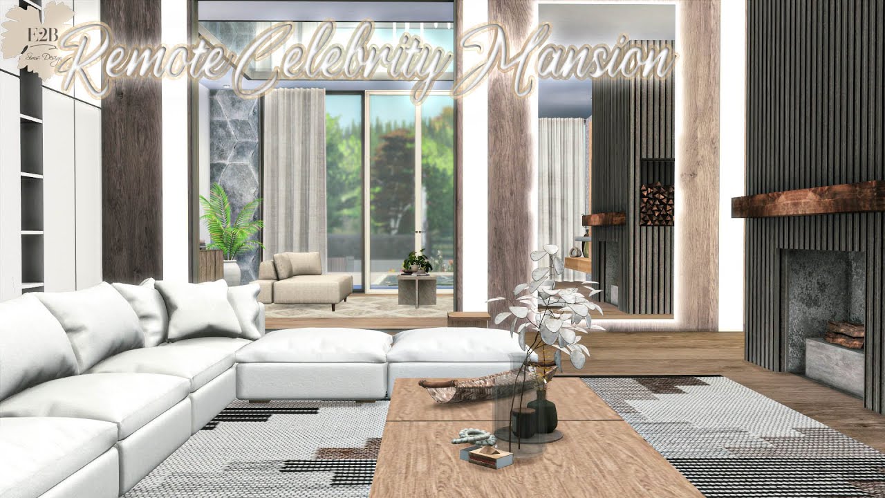 УДАЛЕННЫЙ ОСОБНЯК ЗНАМЕНИТОСТЕЙ | Sims 4 CC Speed ​​Build | ССЫЛКА ДЛЯ СКАЧИВАНИЯ (TRAY+CC+LINKS)