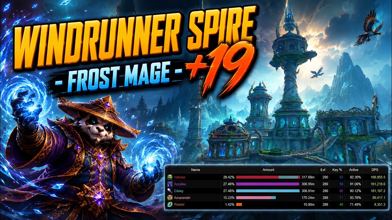 Windrunner Spire - Mythic +19 - Frost Mage