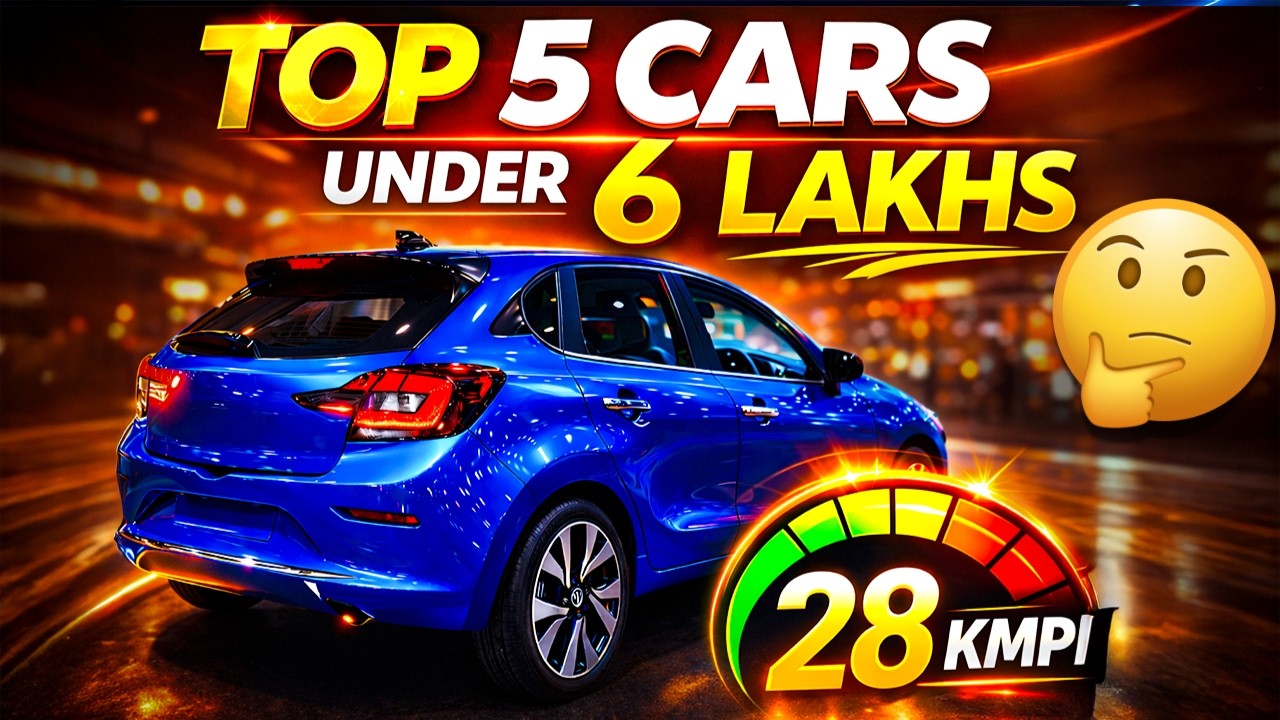 Best CARS Under ₹6 Lakhs in 2026 ? 🤔 | Top 5 Cars Under Lakh