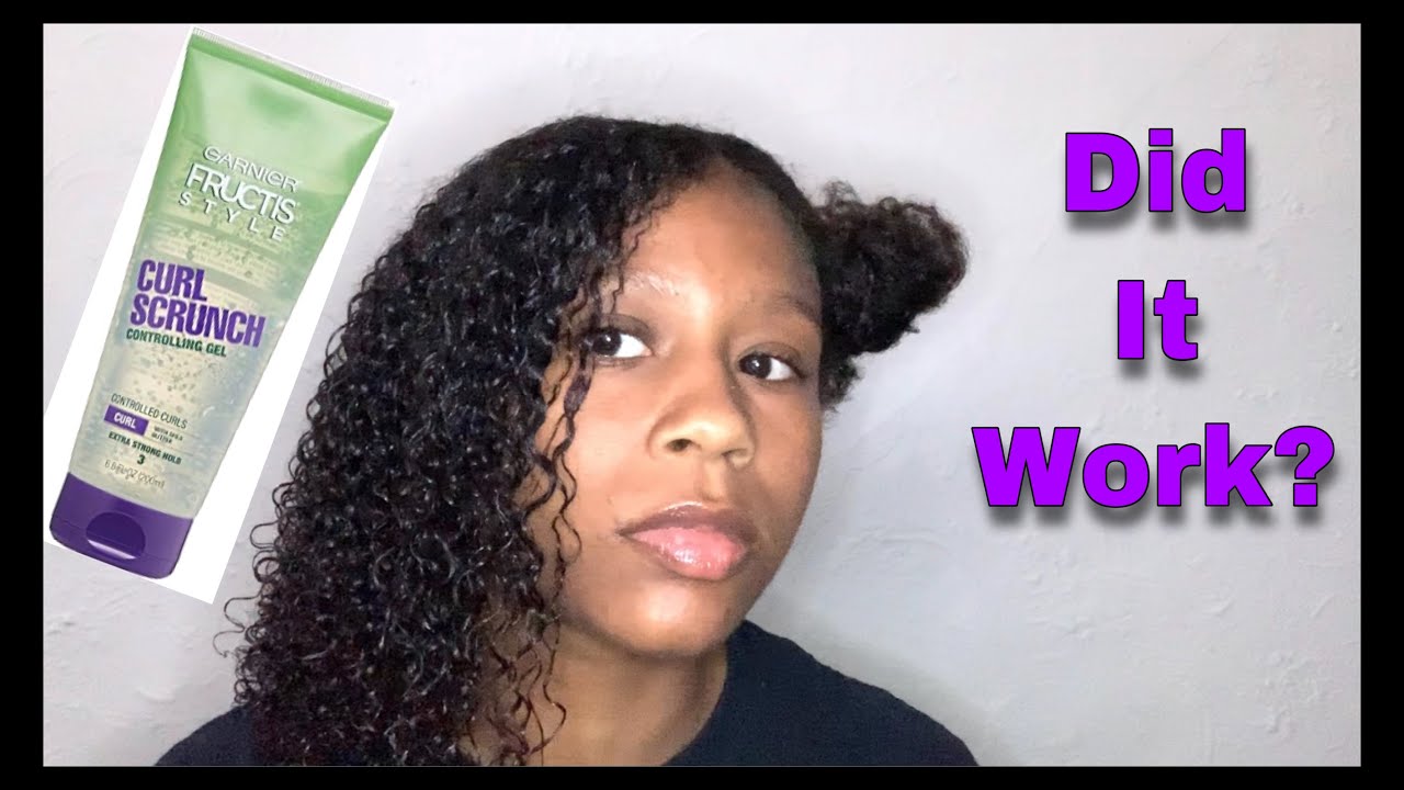 Wash N Go Using Garnier Fructis Curl Scrunch Gel