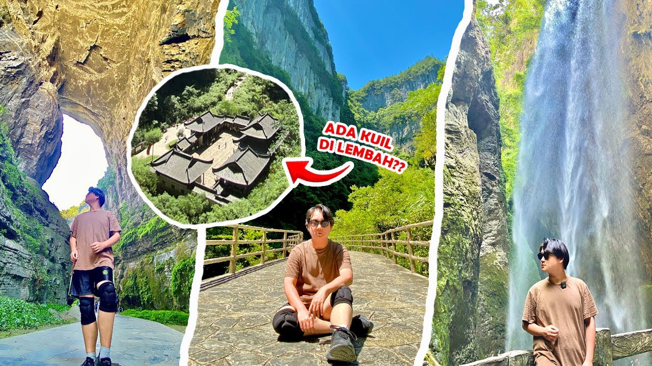 WULONG TRIP PART 2 : THREE NATURAL BRIDGE | WATERFALL || UNDERRATED AREA IN CHINA TO EXPLORE!!??!