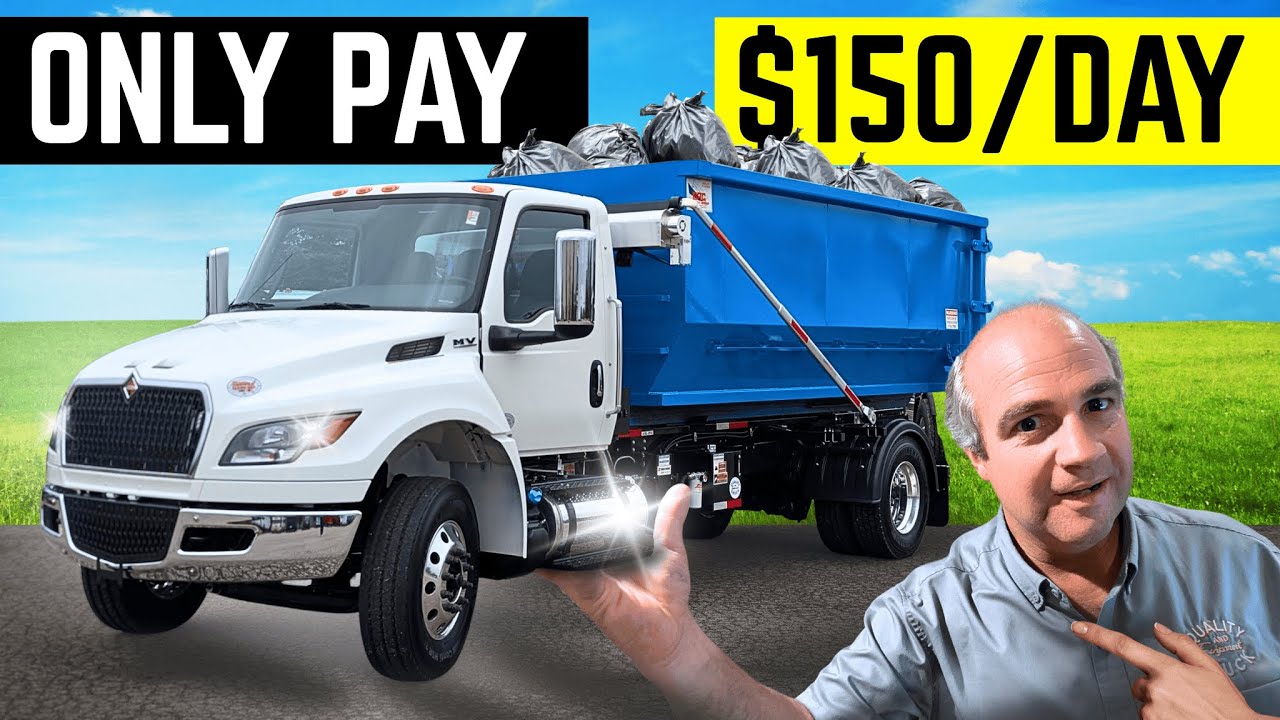 This Truck Only Costs $150/Day! [2026 International MV hooklift Review]
