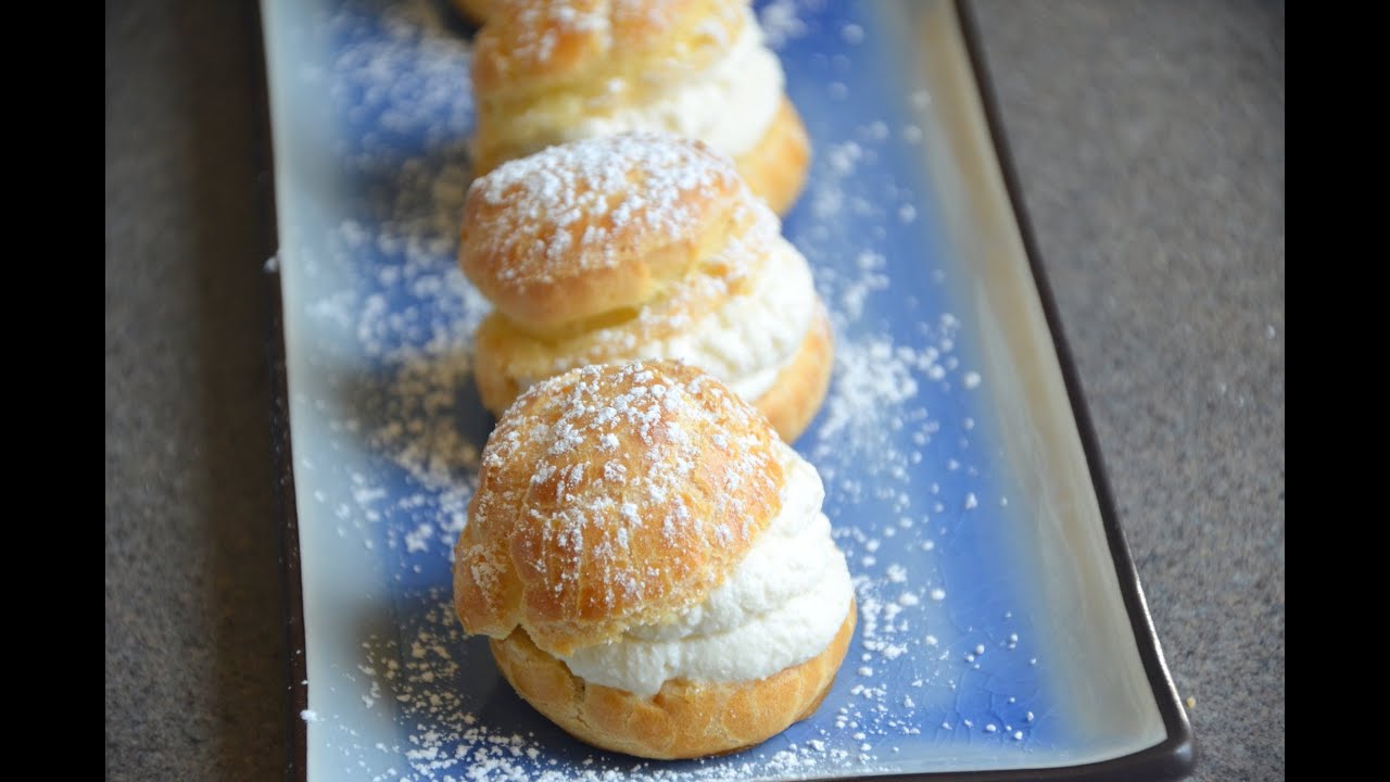 How to Make Cream Puffs ครีมพัฟแสนอร่อย