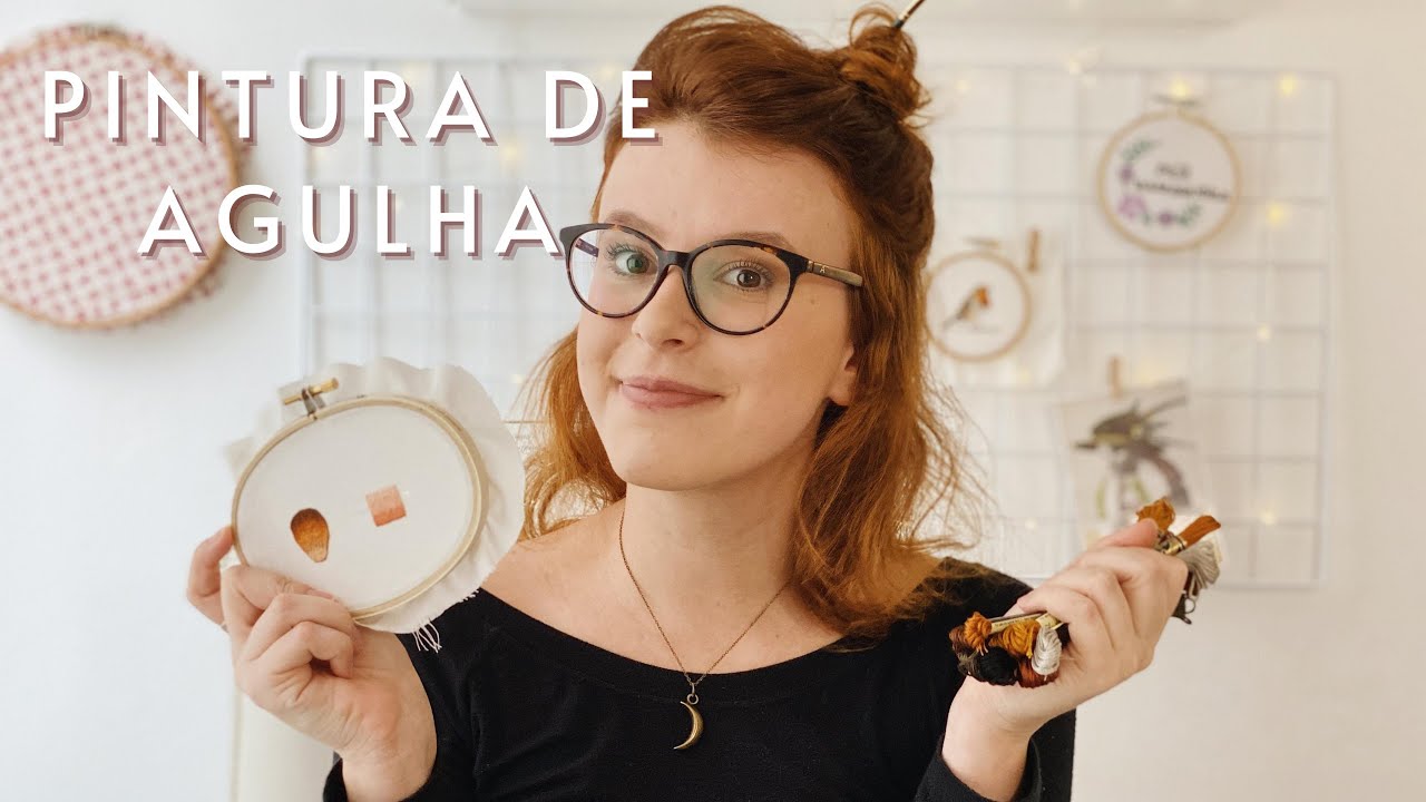 AULA DE PINTURA DE AGULHA INICIANTE | hey, avessa!