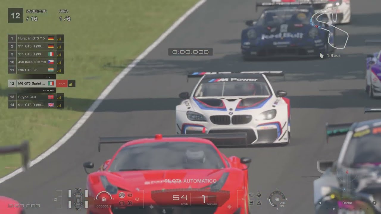 Gran Turismo 7 gara online brands hatch bmw m6 gt3 sprint model 16
