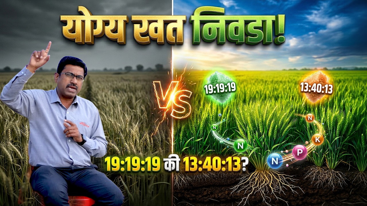 पिकाच्या स्टेजनुसार खत निवडण्याची संपूर्ण माहिती | Stage Wise Fertilizer Application Guide AgroStar