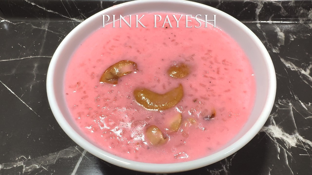 How to Make Pink Payesh Recipe | Golapi payesh recipe
