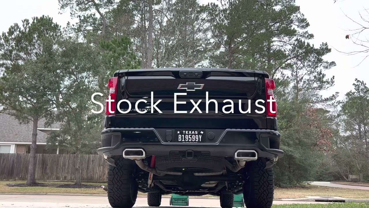 Borla Touring vs Stock Exhaust 2022 Silverado 5.3L