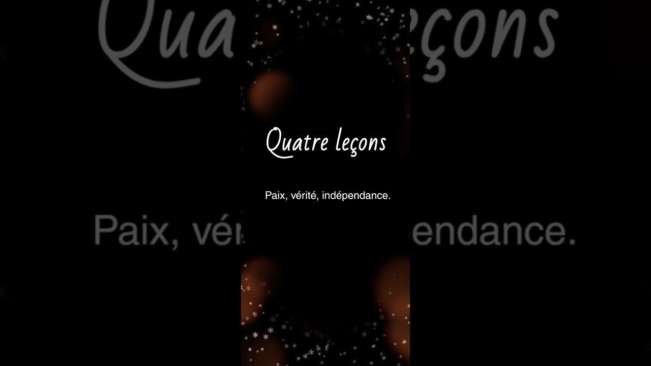 Quatre leçons 