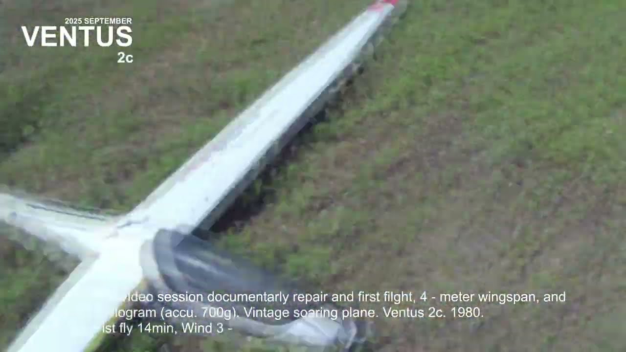 Graupner Ventus Travel 4000. Vintage Soaring Plane