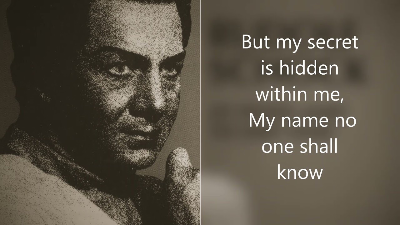 FASCINATION RUDOLF SCHOCK: 'Keiner schlafe / Nessun dorma' from Puccini's 'Turandot', 1950