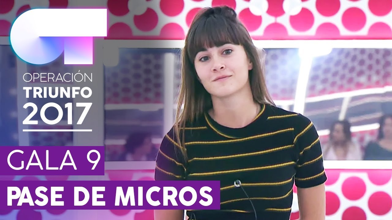 CHAS! Y APAREZCO A TU LADO - Aitana | Primer pase de micros para la GALA 9 | OT 2017