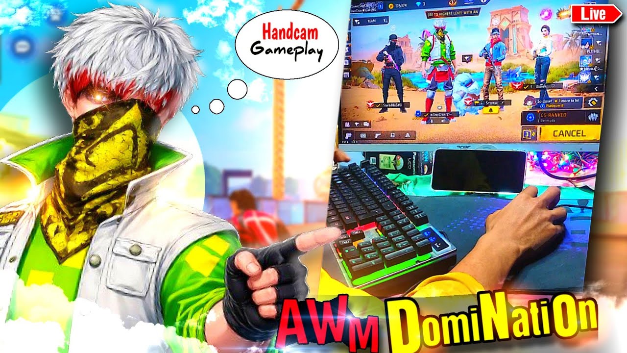 Snyder Gaming Live 🛑 Free Fire Handcam PC Gameplay 🖥️🔥 #shortslive #fflive