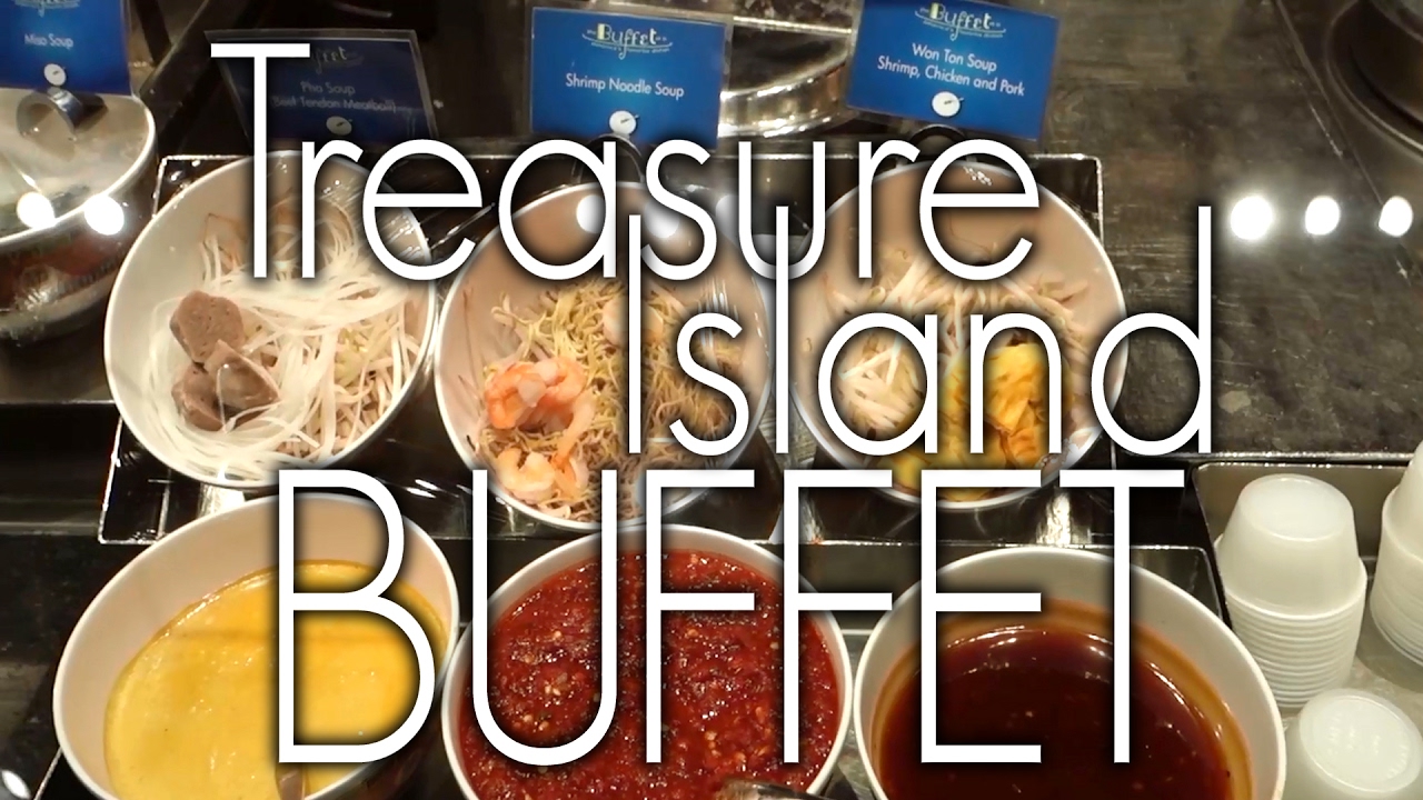 Treasure Island Las Vegas Buffet Champagne Brunch Full Tour