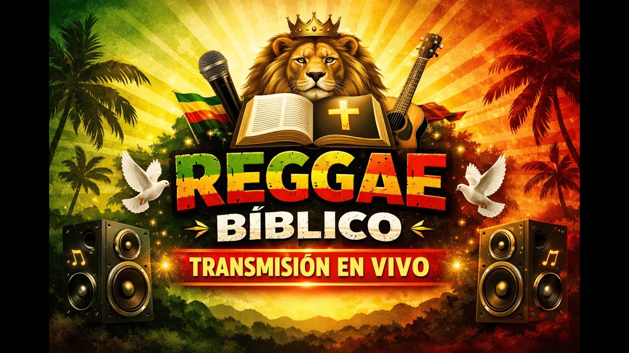 Reggae B&iacute;blico en Vivo 🎶🙏 | M&uacute;sica Cristiana Reggae 24/7