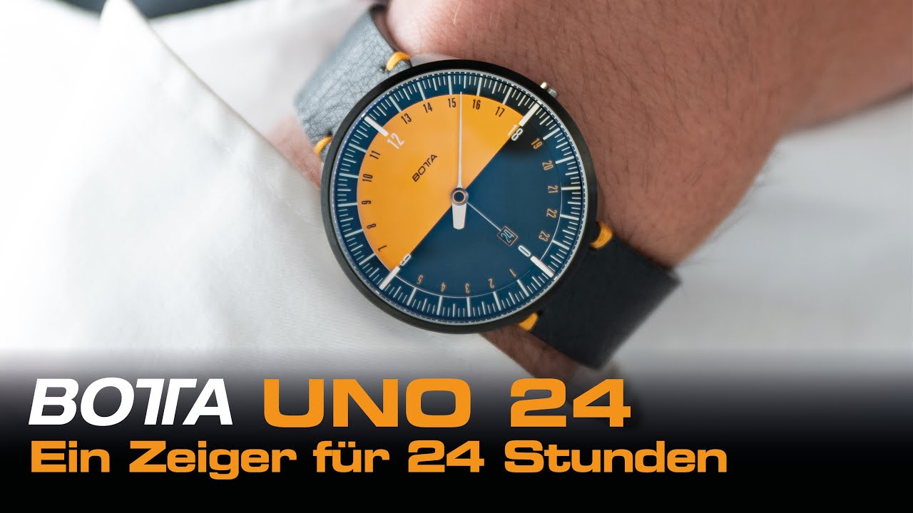 Ist das die logischste Zeitanzeige? UNO 24 Einzeigeruhr von BOTTA - Vorstellung mit Mario Lenke
