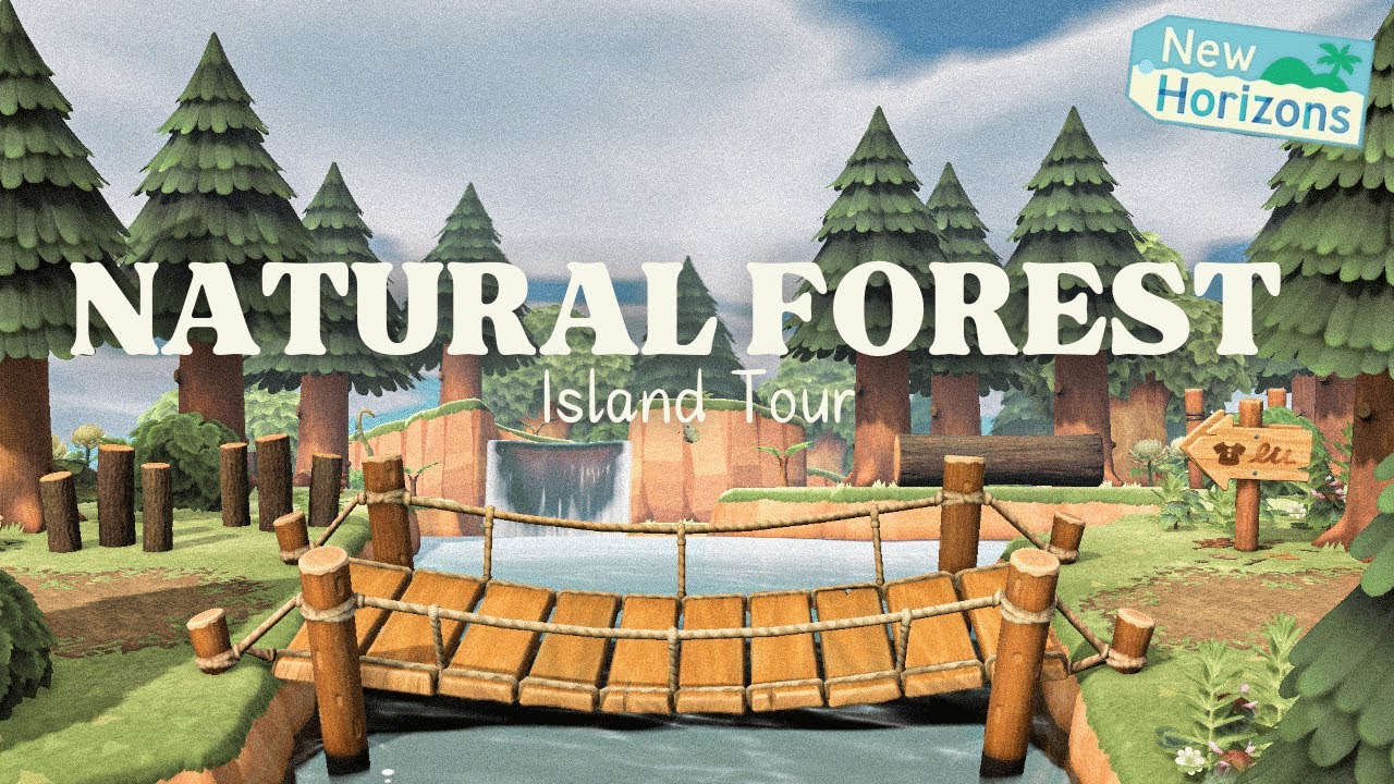Natural Forest Island Tour 🌳🌿| Animal Crossing New Horizons