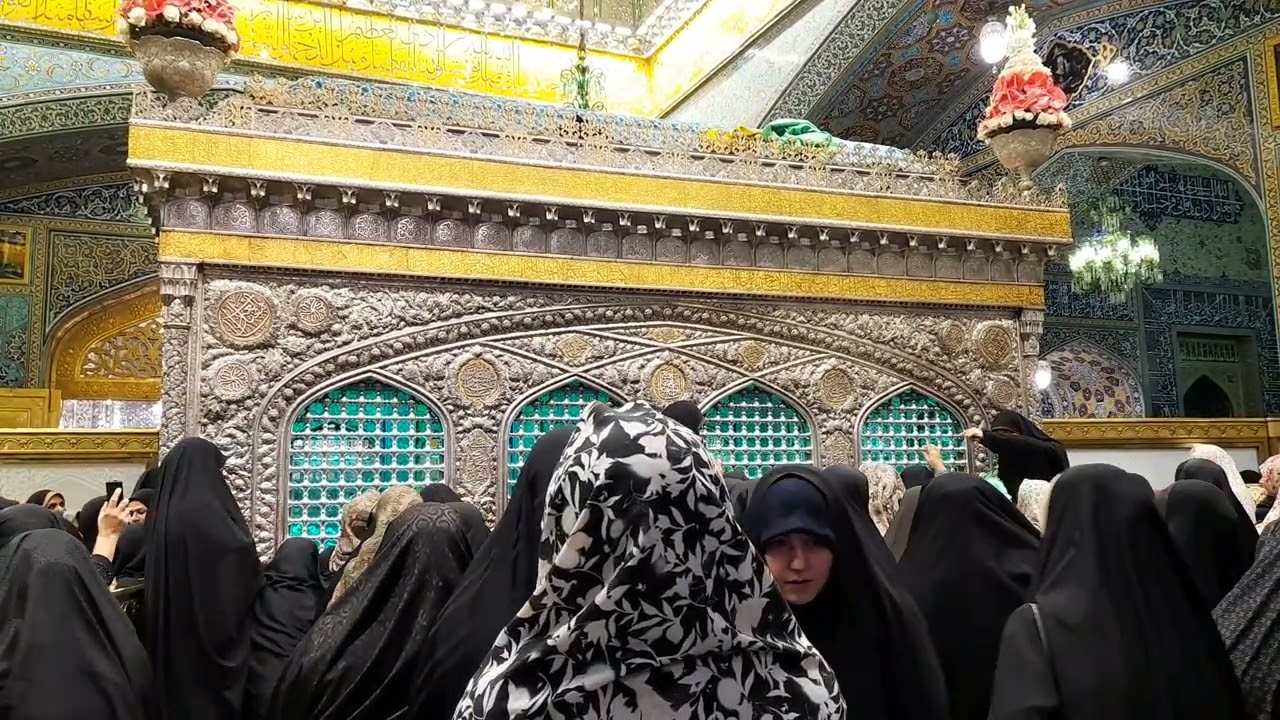 في حرم الرضا يوم الرابع رمضان.. پابوس أقا.. دعاء وشوق لا ينتهي 🤲🕌❤️🍽️