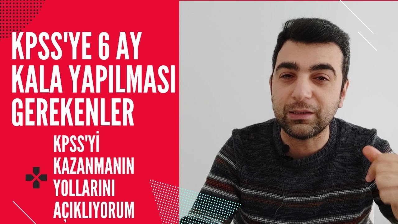 #KPSS'YE 6 AY KALA YAPILMASI GEREKENLER/ NASIL ÇALIŞILMALI? #kpss #para #başar #kpss2022 #memuralımı