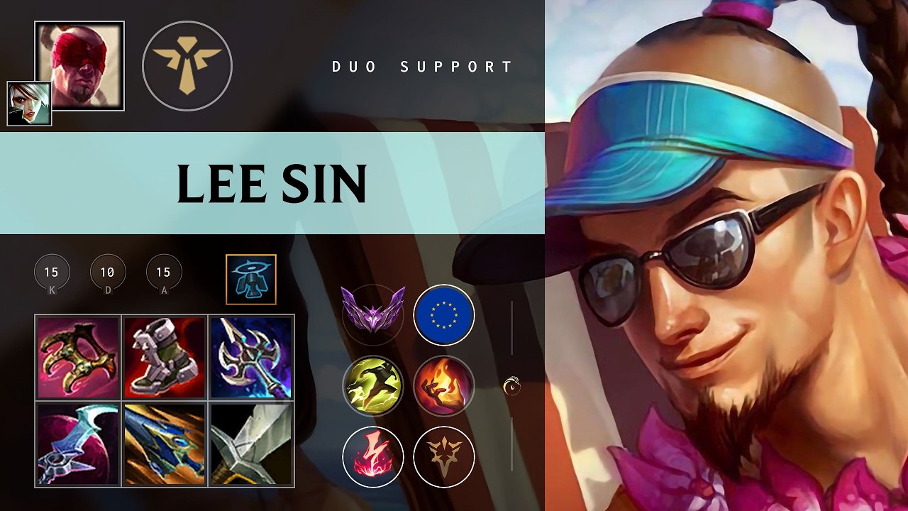 Lee Sin Support vs Mel - EUNE Master Patch 26.08