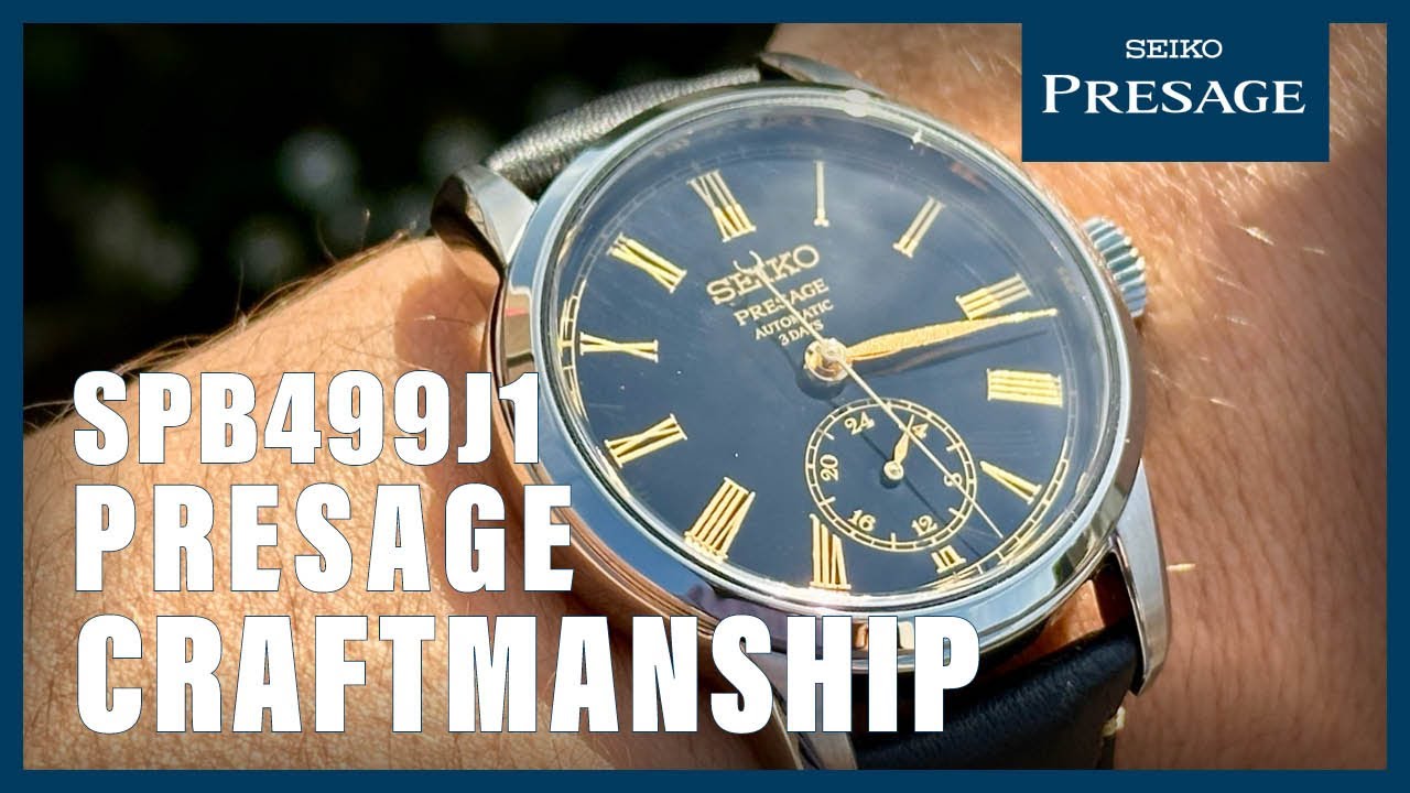 Unboxing The New Seiko Presage SPB499J1 Craftmanship Series Enamal