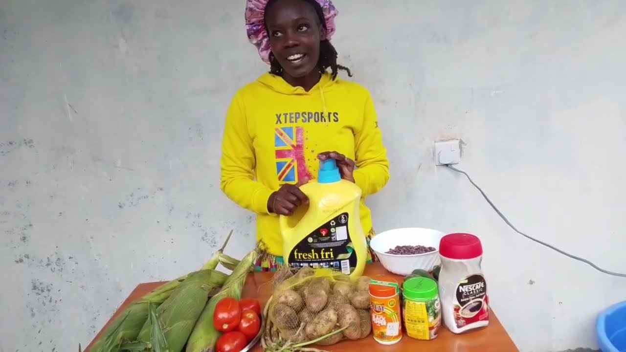 Embracing Our Natural  and Traditional Meal//Githeri and Cowpeas Leaves
