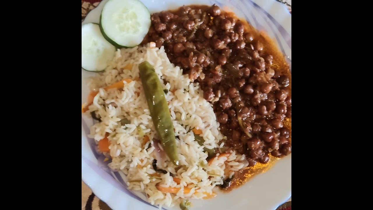 Ghee Rice with Channa Masala – Easy Kids Lunchbox Recipe | Healthy School Lunch Ideas 