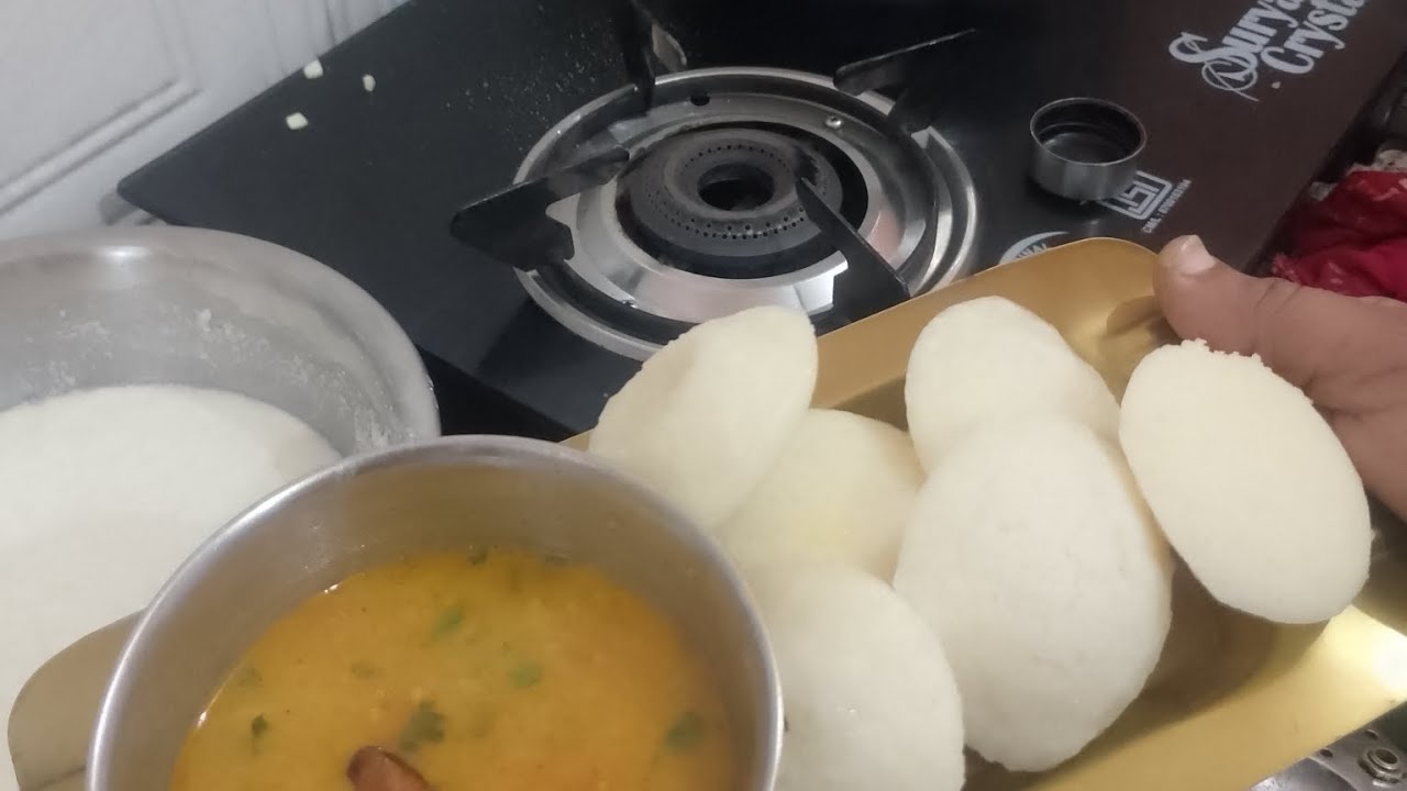 सूजी की एकदम सॉफ्ट इडली जायकेदार सांभर के साथ #mycooking #tasty फूड