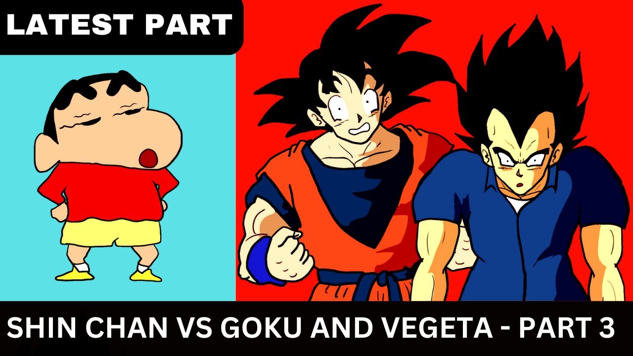 Shin Chan vs Goku and Vegeta Part 3 Episode in Hindi | Shin Chan Parody | What If Battle