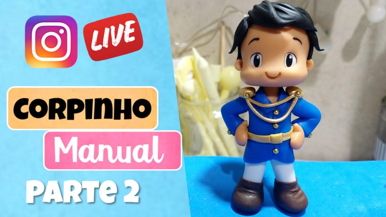 Corpinho de biscuit Manual Parte 2 | LIVE NO INSTAGRAM | Pierre Marinho