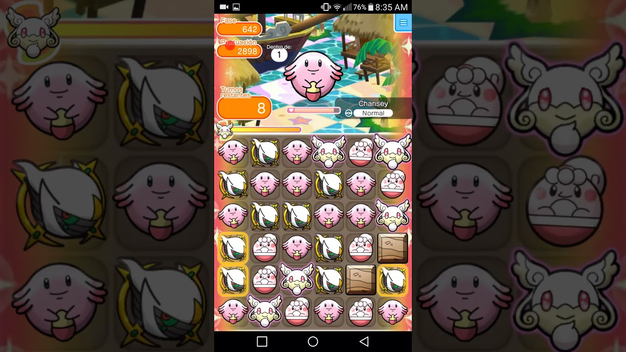 Pokémon Shuffle - Chansey (Itemless). Stage 642.