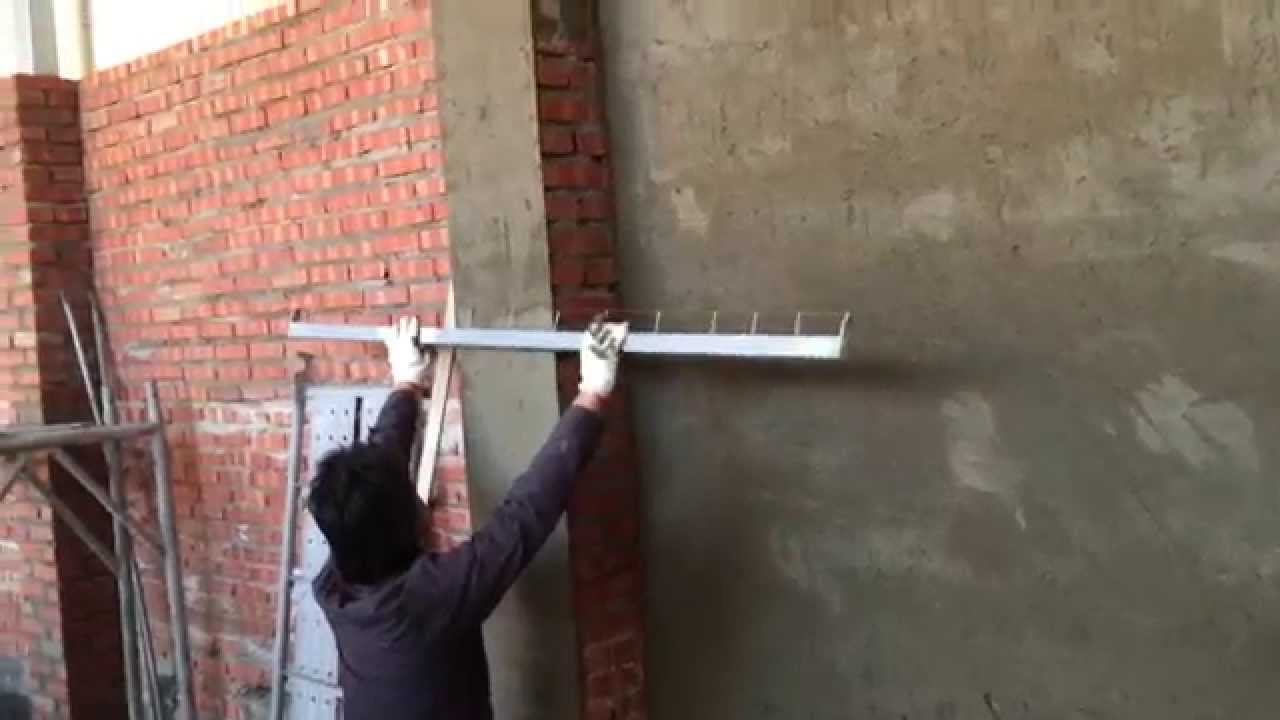 Sand and Cement Rendering on Brick Walls(Part 2) - First Coat