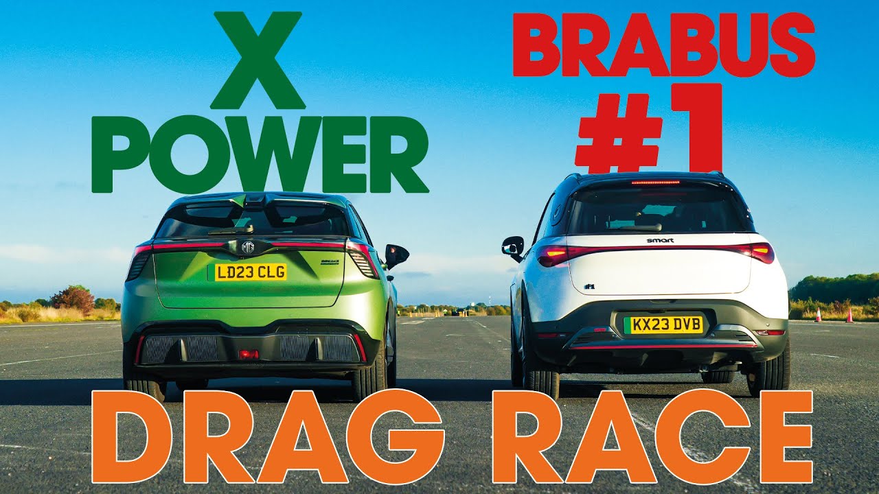 Полный обзор Smart #1 Brabus (+ гонки на дрэг-рейсинге MG 4 XPower!!) | What Car?