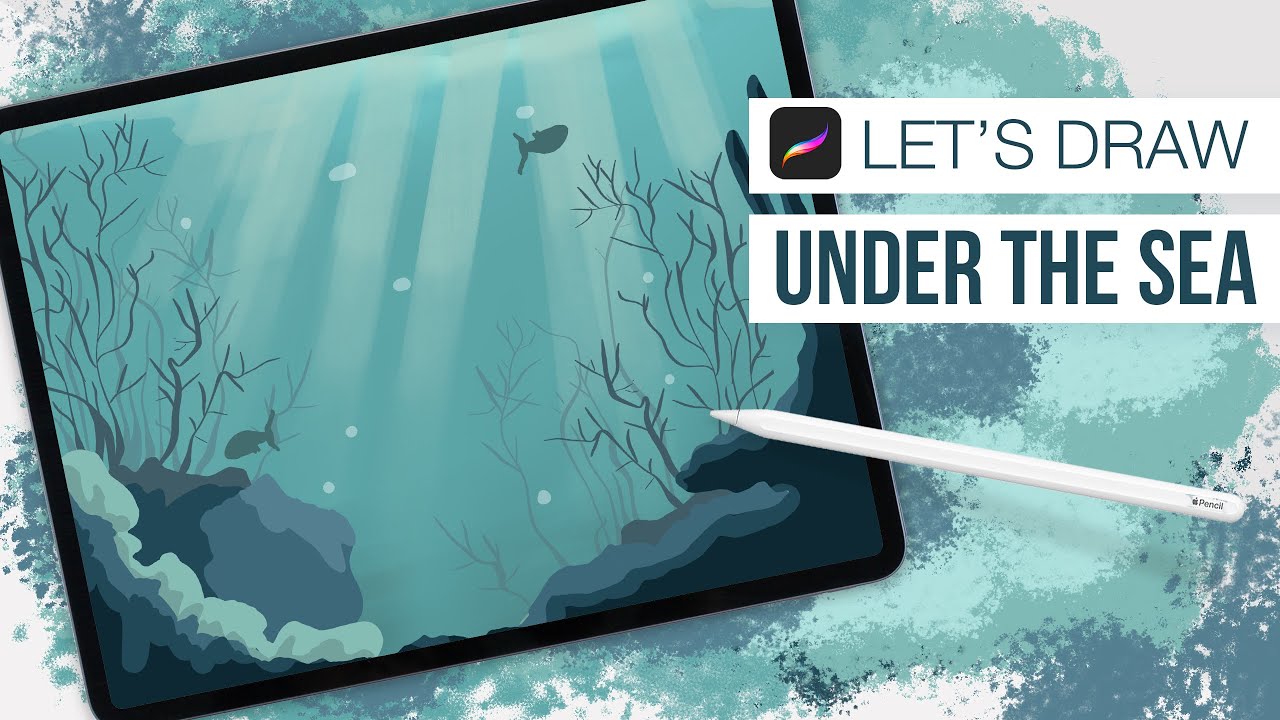 How to Draw Under the Sea in Procreate
